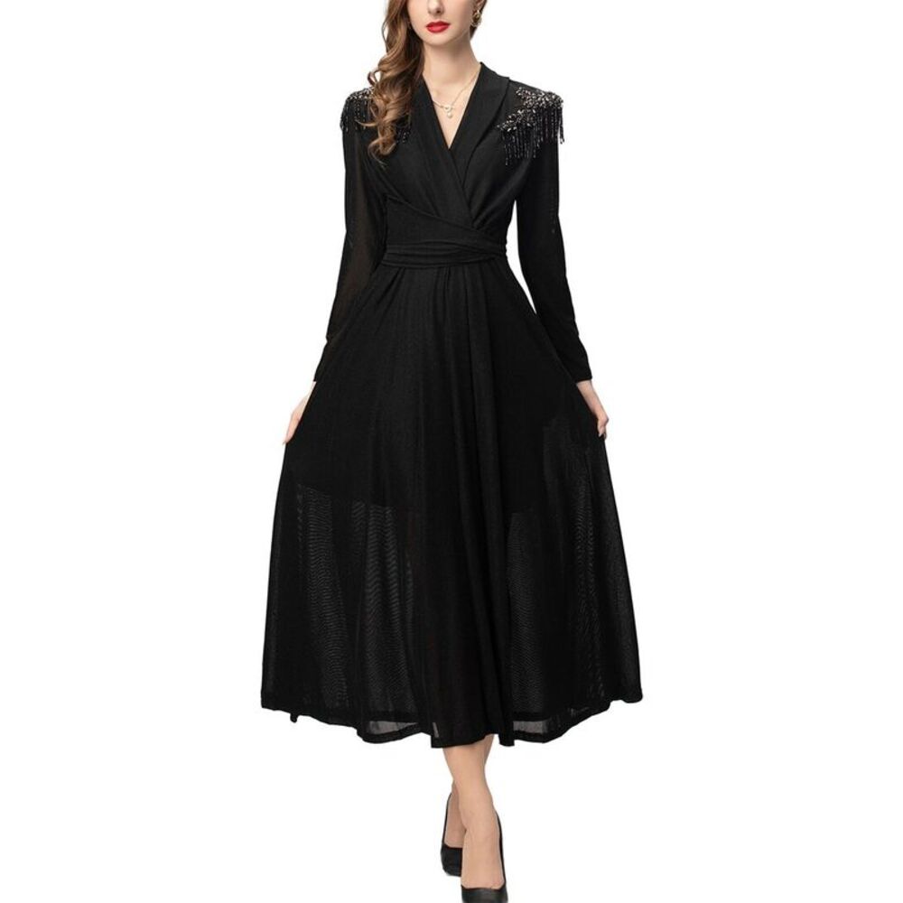 Brc By Burryco Womens  Solid Midi Dress
